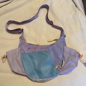 Baboon To The Moon Crossbody Lavender and Lt Blue